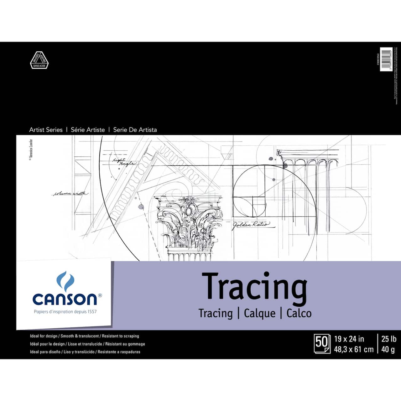 6 Pack: Canson&#xAE; Artist Series Tracing Pad
